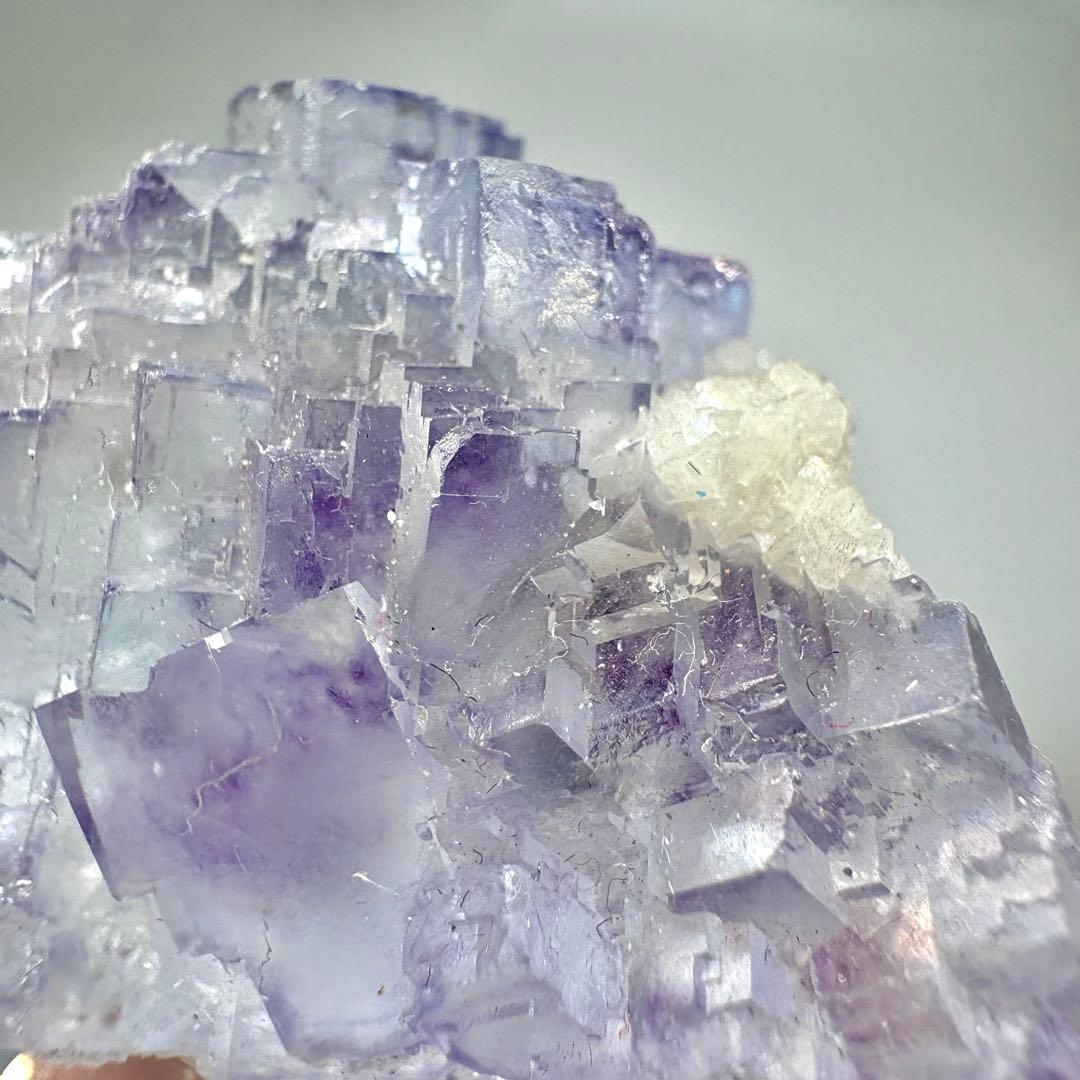 619 中国　ヤオガンシャン産　フローライト　古代都市結晶