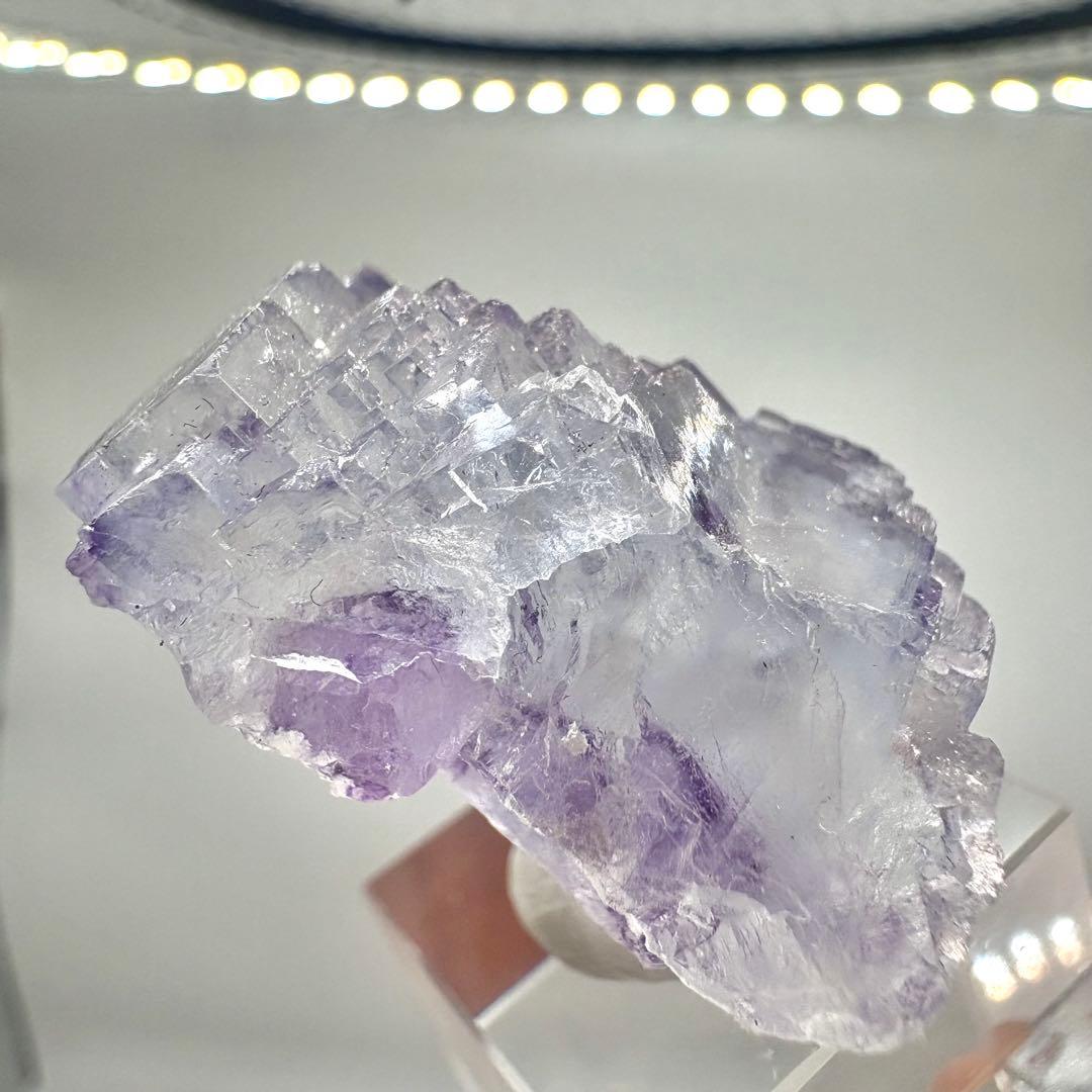 619 中国　ヤオガンシャン産　フローライト　古代都市結晶