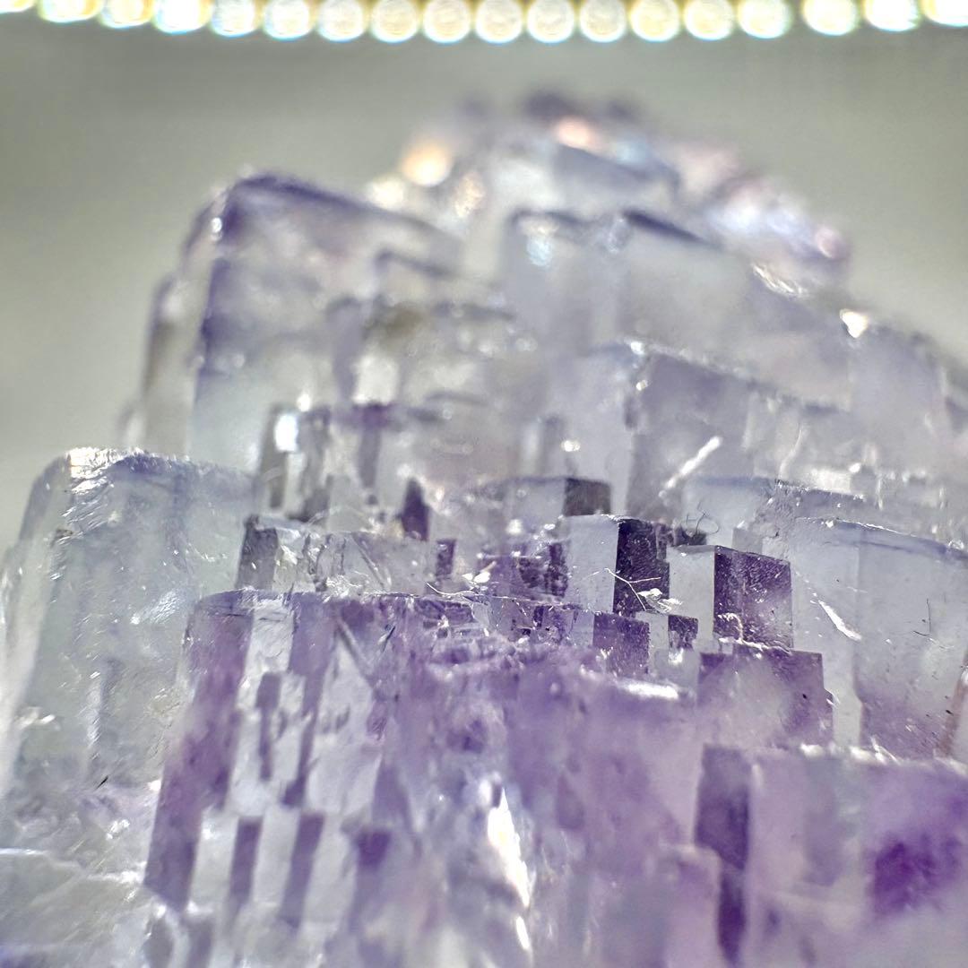 619 中国　ヤオガンシャン産　フローライト　古代都市結晶
