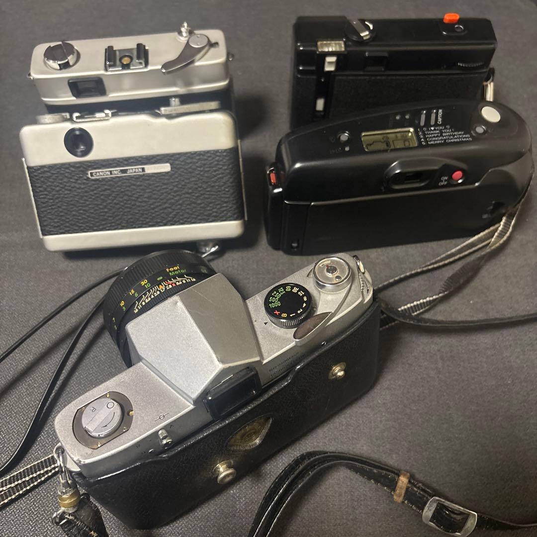 フィルムカメラセット Yashica, Konica, Canon