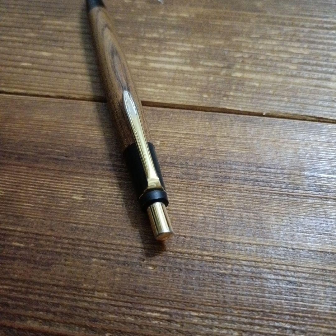 野原工芸　欅　シャープペンシル　旧型ゴールド