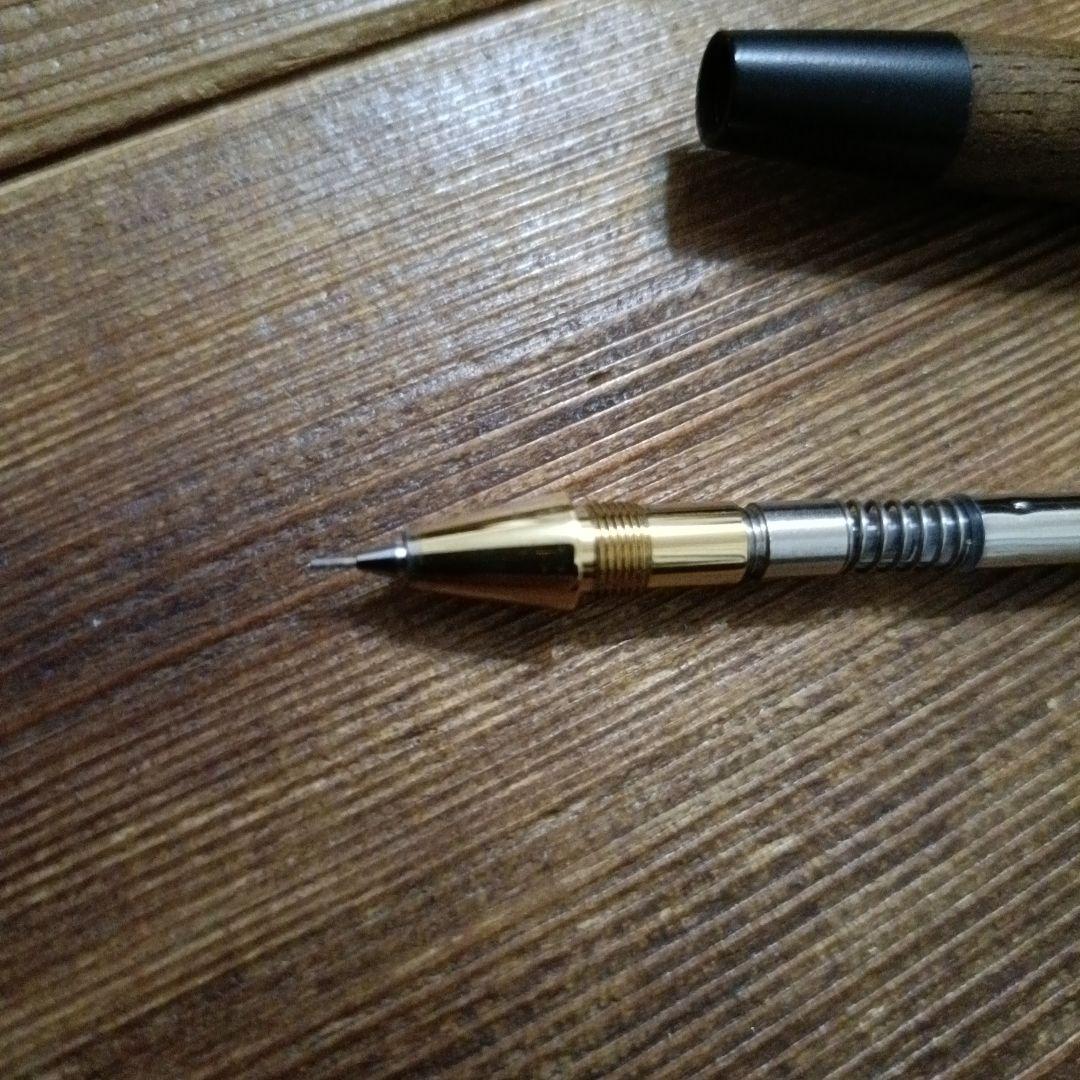 野原工芸　欅　シャープペンシル　旧型ゴールド
