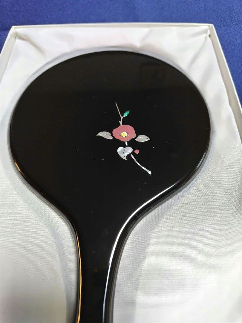 ⭐️美品⭐️手鏡❮椿❯宮内庁御用達 漆器 山田平安堂