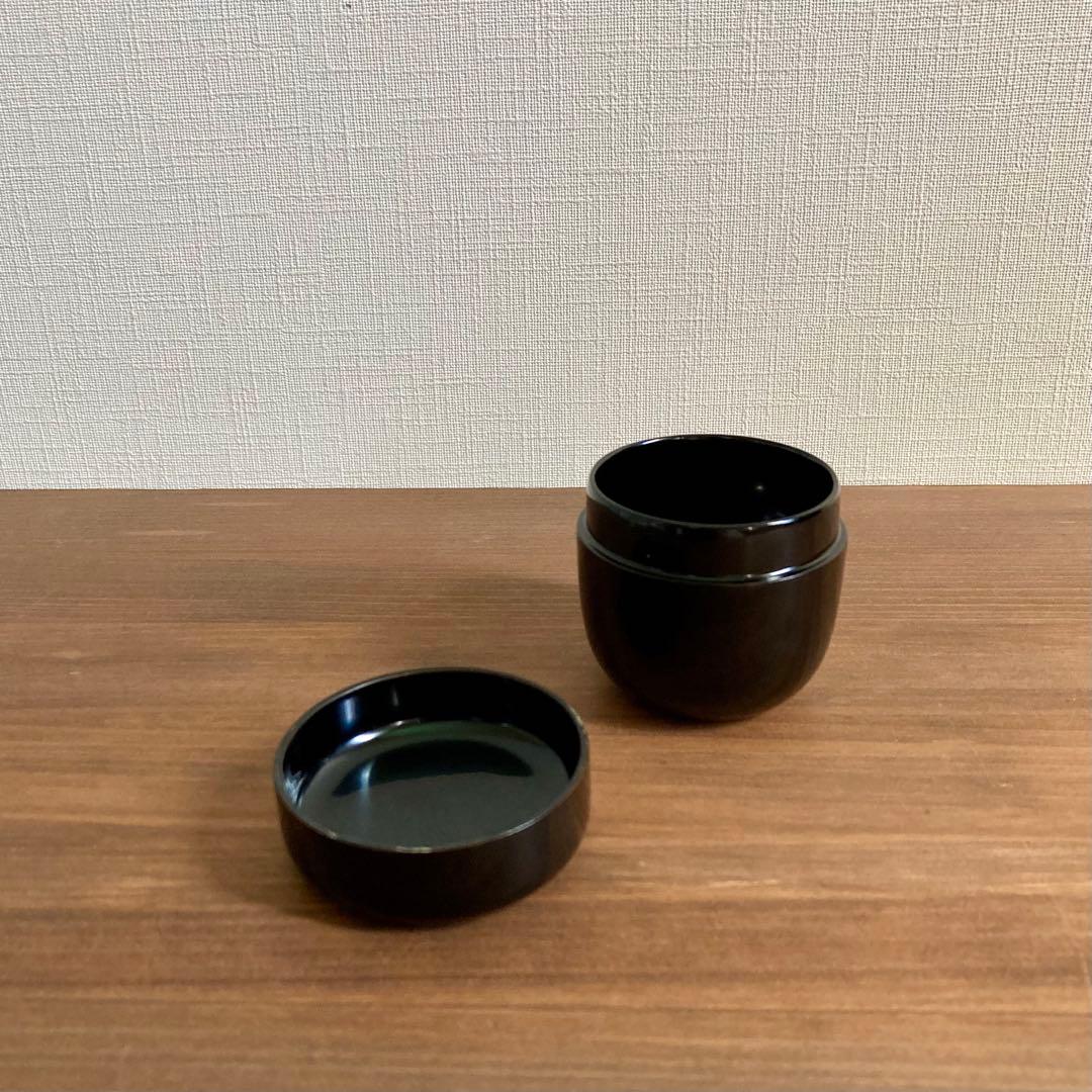 【美品と新品未使用】棗 本漆塗り 天然木 茶道具/桜皮細工 お盆 菓子器 樺細工