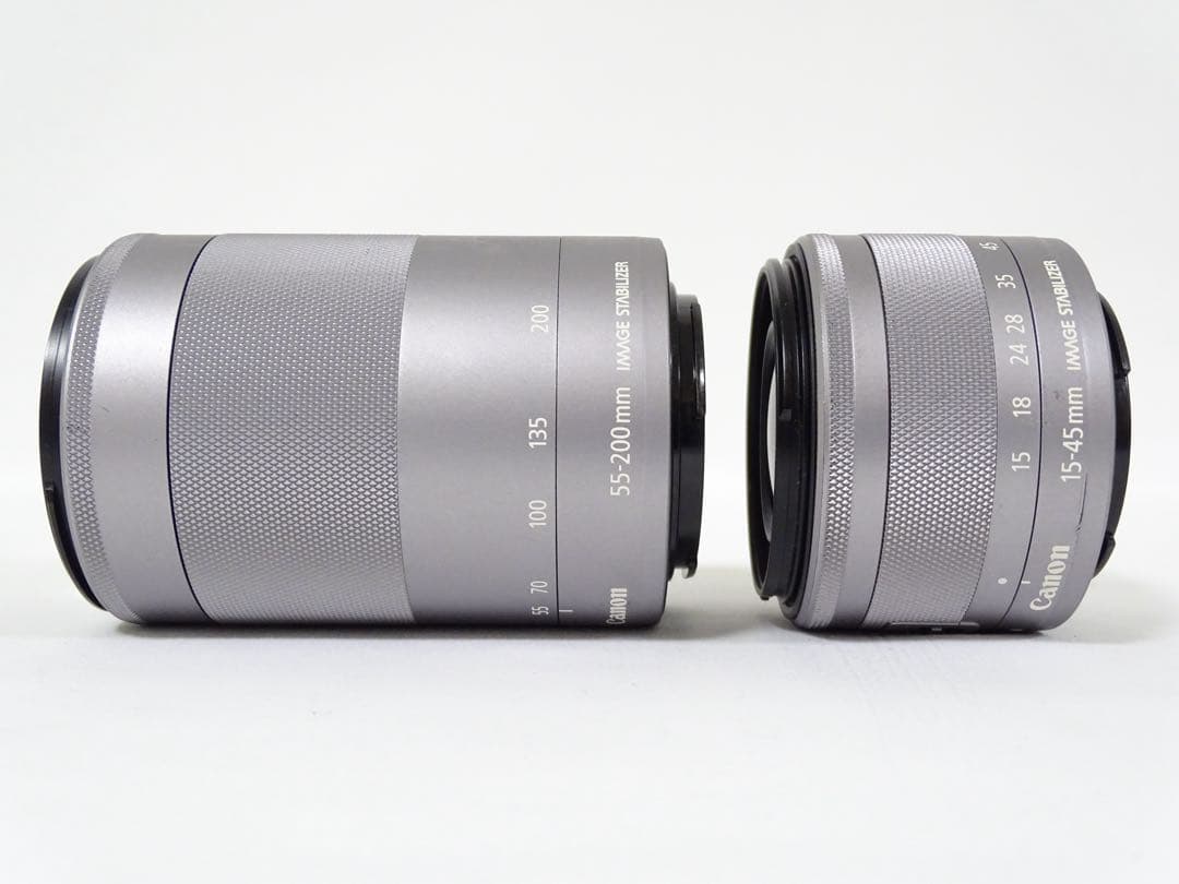 キャノン Canon EOS kiss M ホワイト ダブルズームレンズ