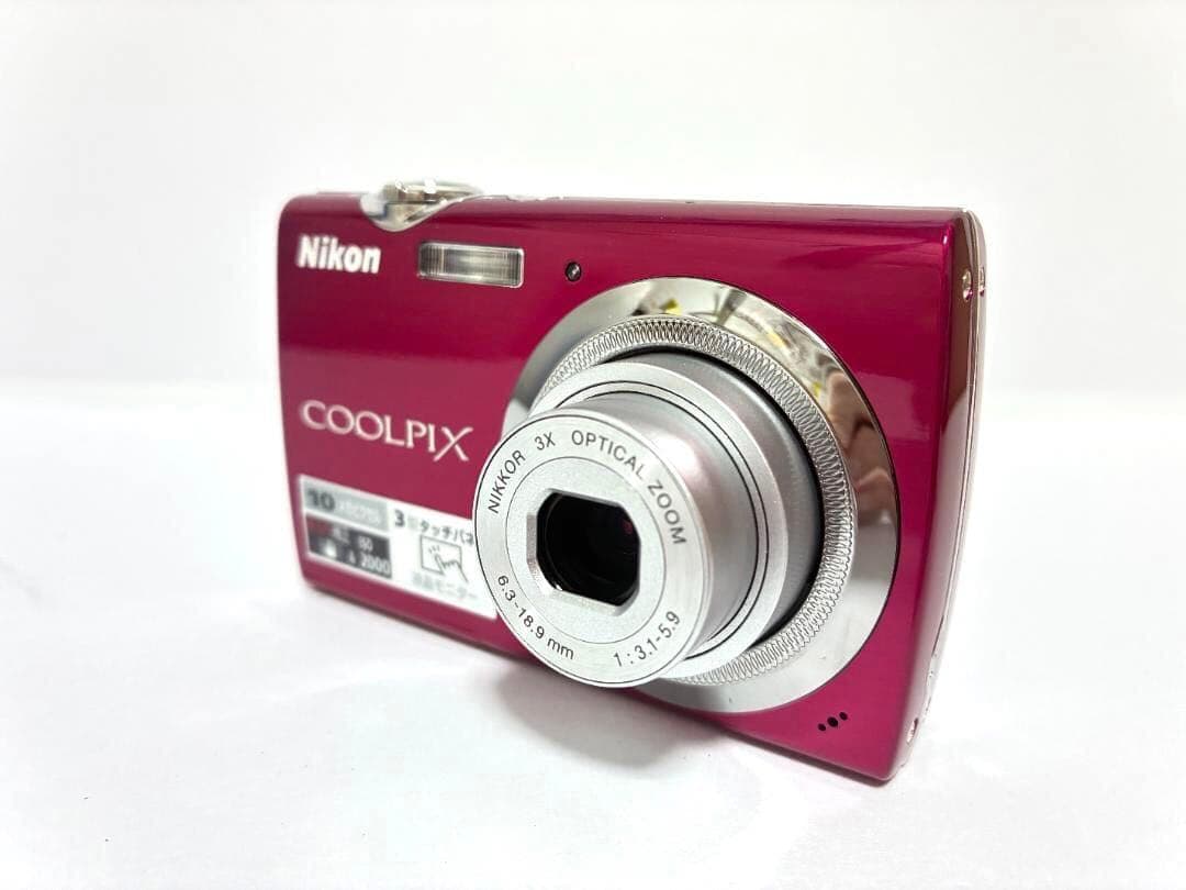 【ほぼ新品・付属品完備】 Nikon COOLPIX S230 ローズレッド