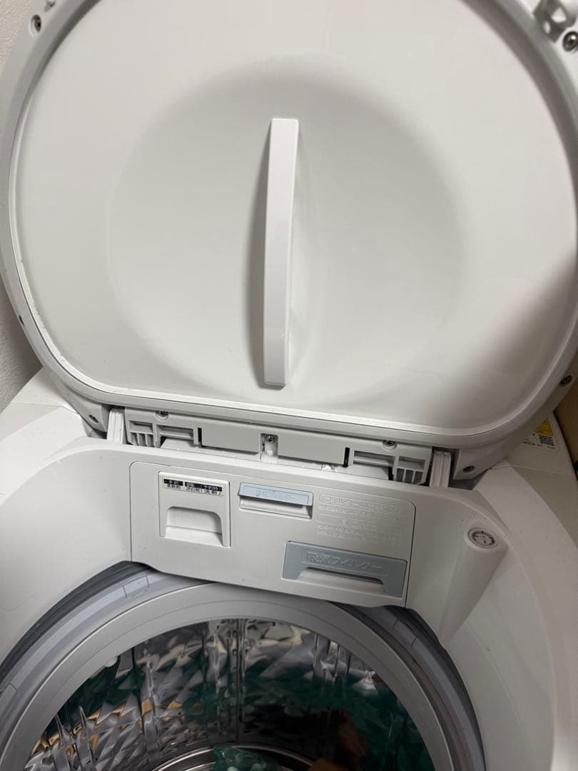 SHARPタテ型洗濯乾燥機 8kg ES-TX8J