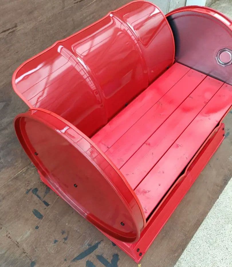 受注生産品！ドラム缶remakeソファ‼️