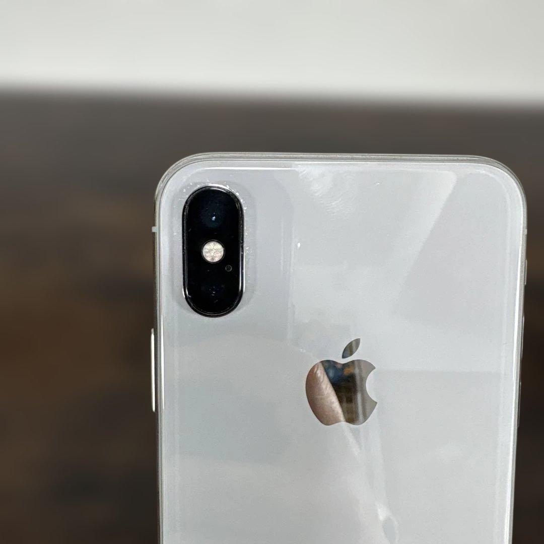 Apple iPhone X 256GB 本体　ガラスシート　ケース付