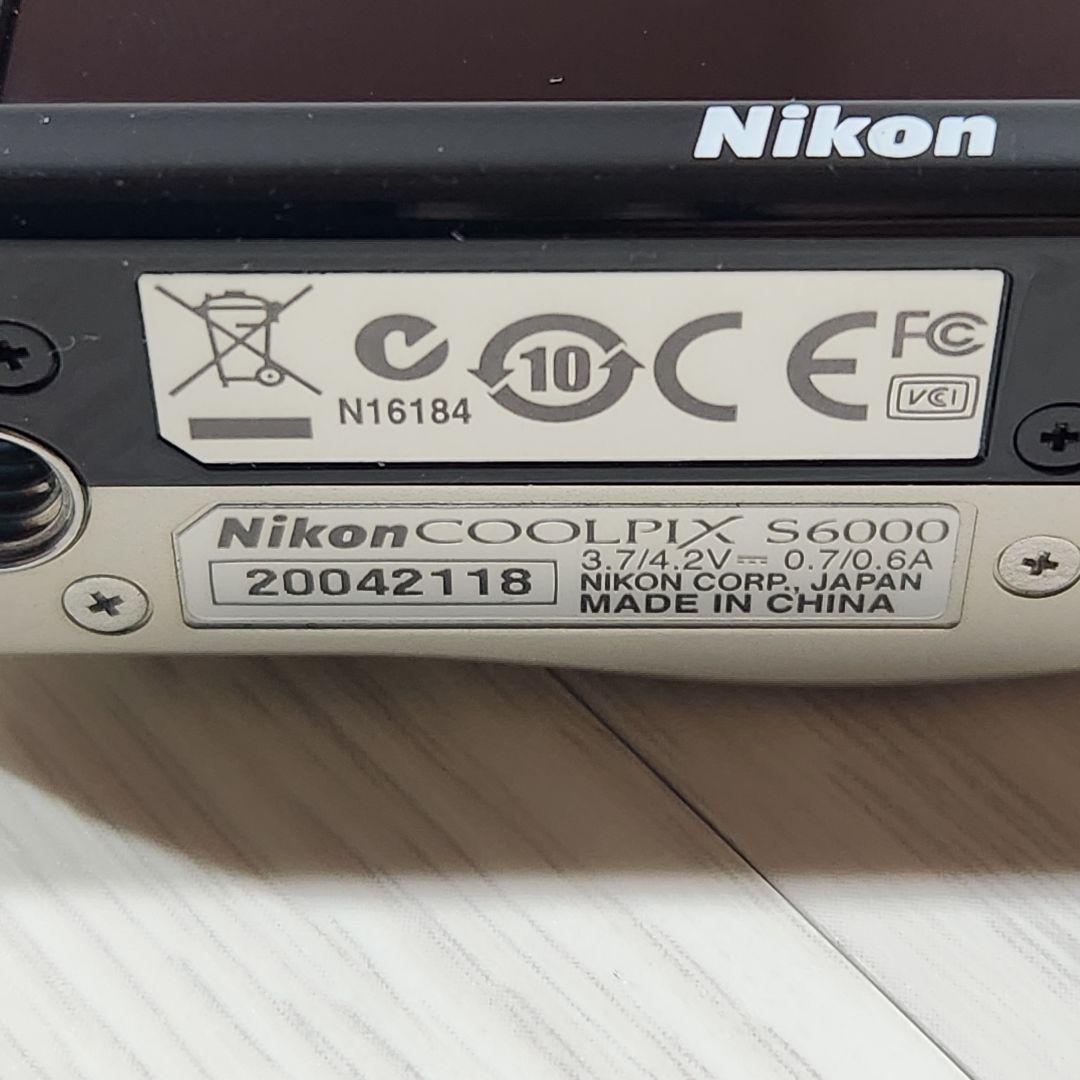 ニコン コンパクトデジタルカメラ Nikon COOLPIX S6000