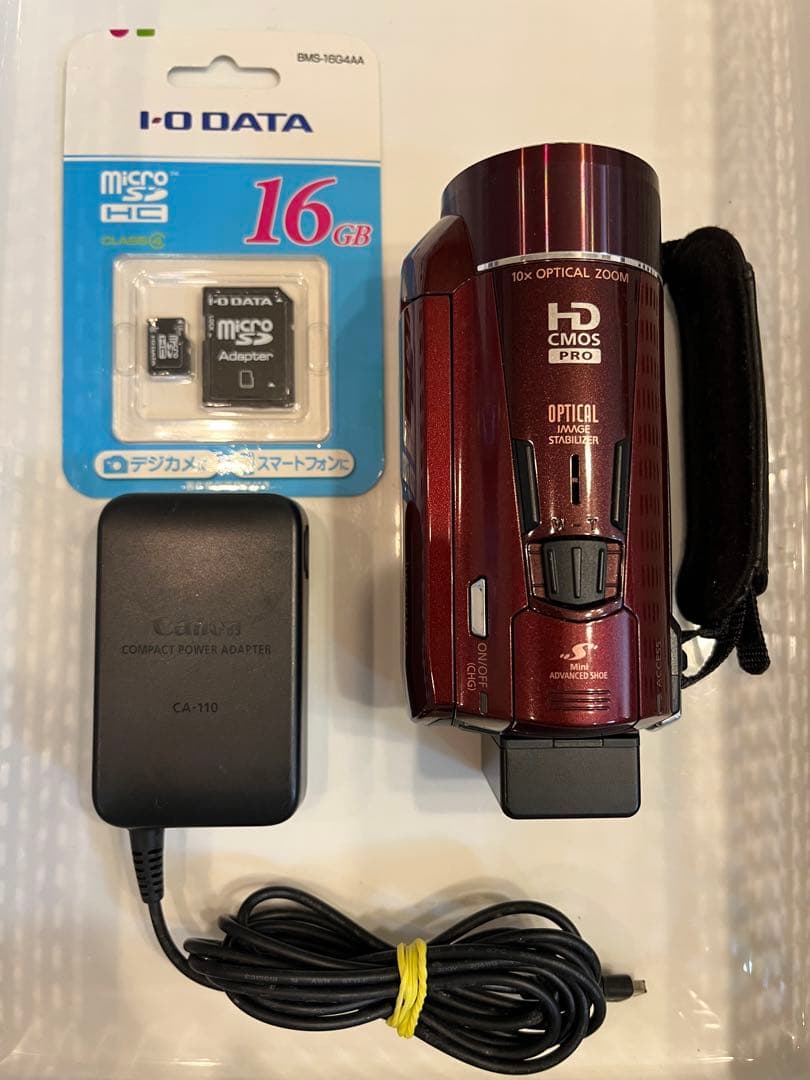 キヤノン　デジタルビデオカメラ　iVIS HF M51 レッドモデル