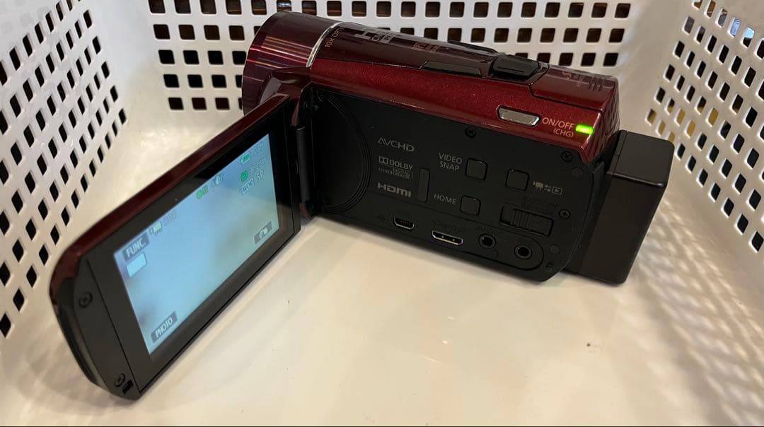キヤノン　デジタルビデオカメラ　iVIS HF M51 レッドモデル