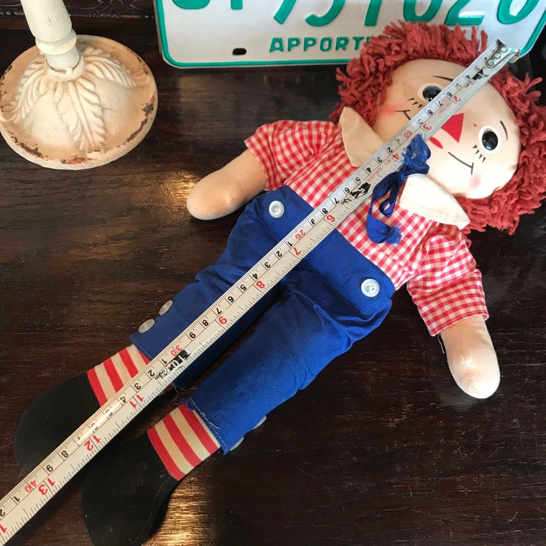 ラガディアン&アンディ　RAGGEDYANN ドール　ぬいぐるみ　ビンテージ