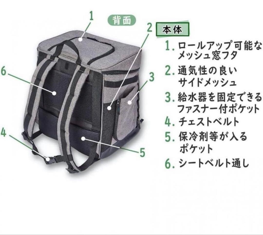 限定価格！美品！アドメイト　hugmove グレーキャリーバッグ Sサイズ