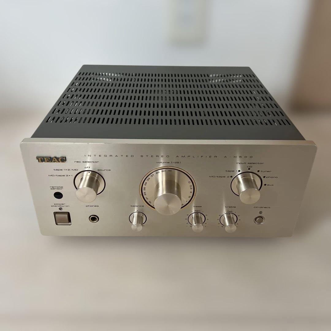 【美品】TEAC A-H500 プリメインアンプ 取扱説明書付き