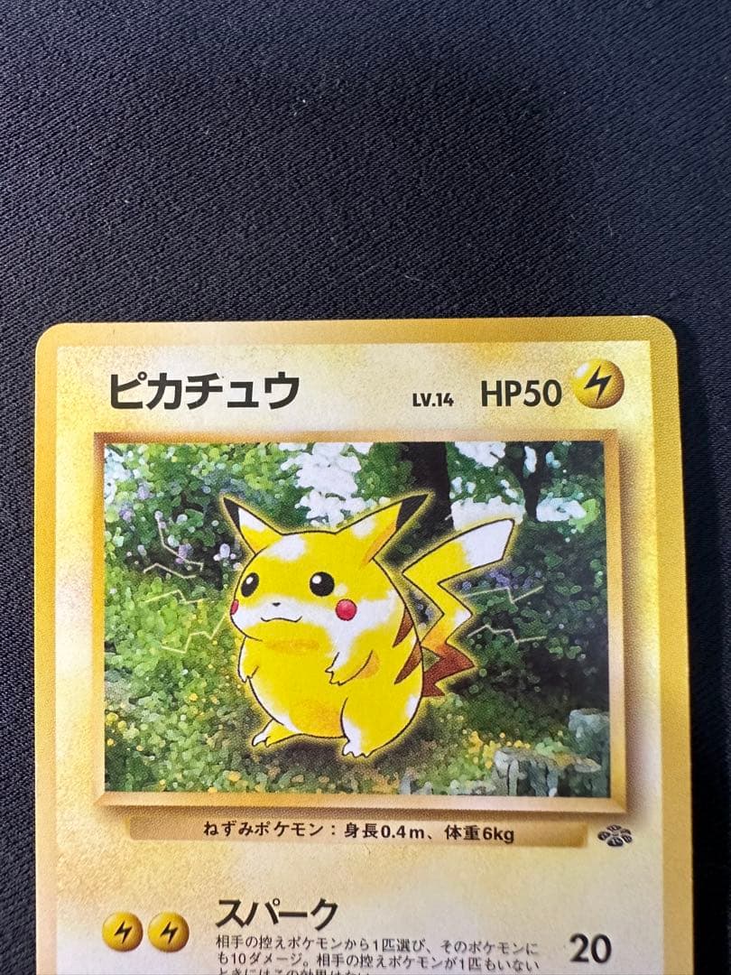 旧裏 良品 ピカチュウ ポケモンジャングル④センタリング○