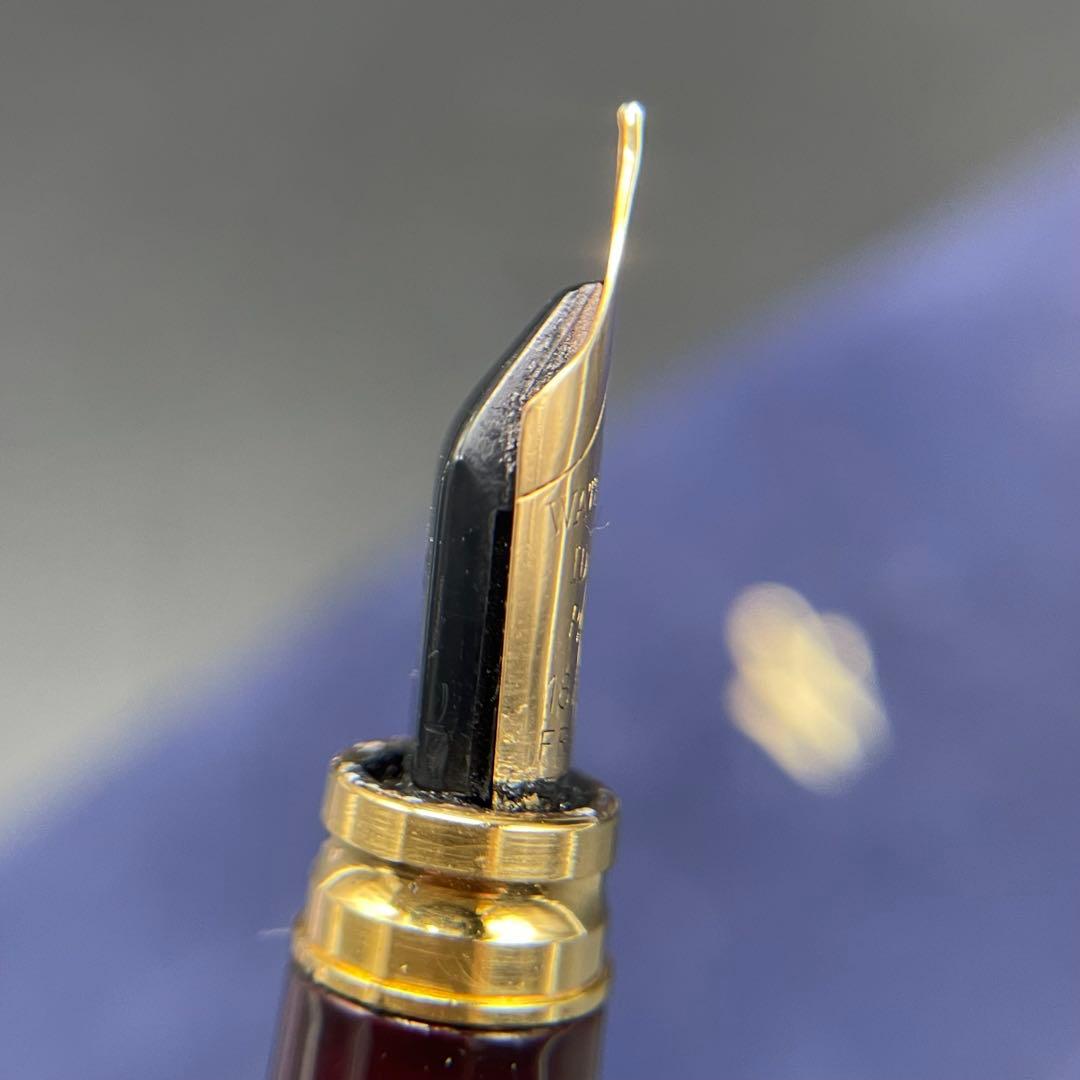 ・Waterman 18k Ideal 万年筆 ボールペン ケース付き