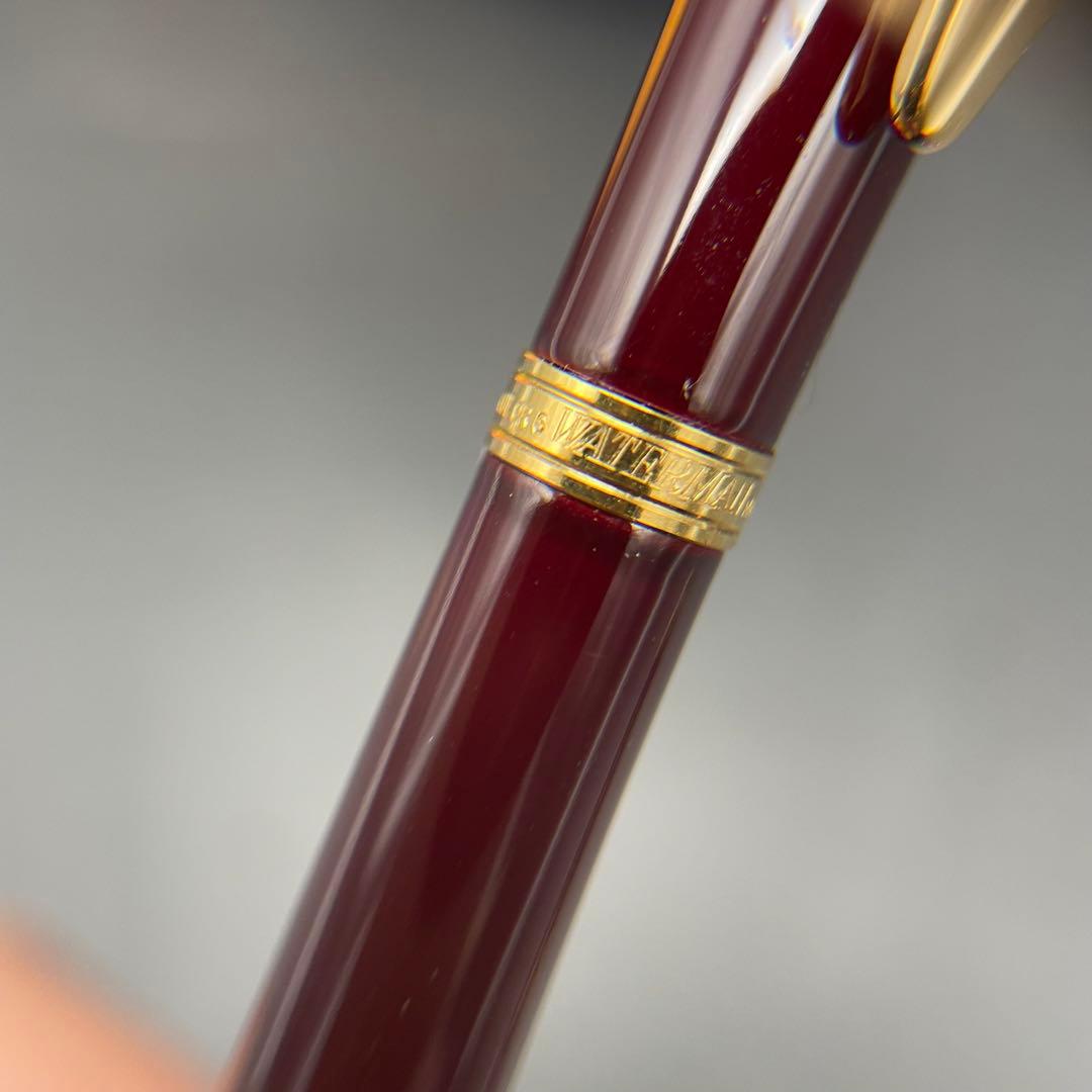 ・Waterman 18k Ideal 万年筆 ボールペン ケース付き
