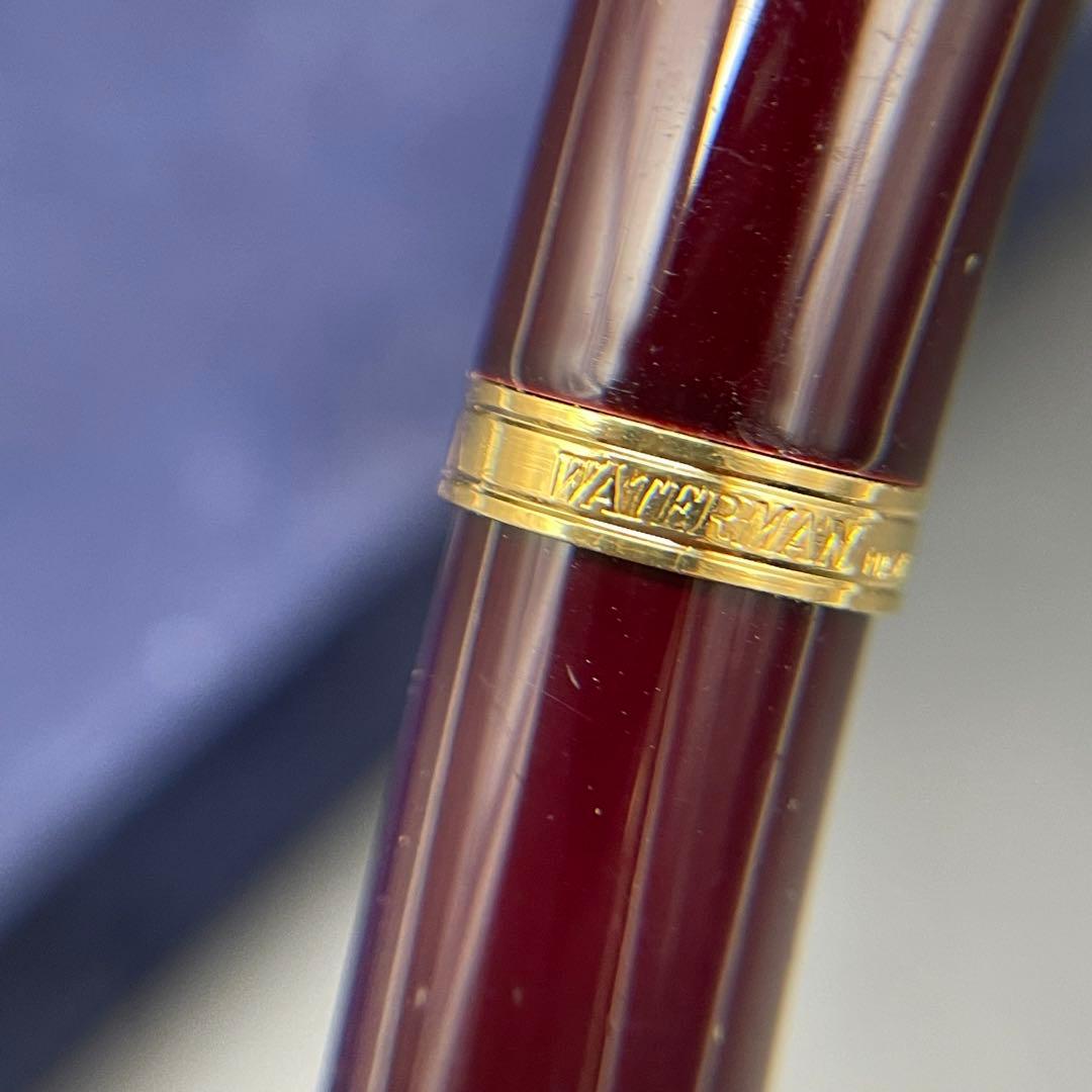 ・Waterman 18k Ideal 万年筆 ボールペン ケース付き