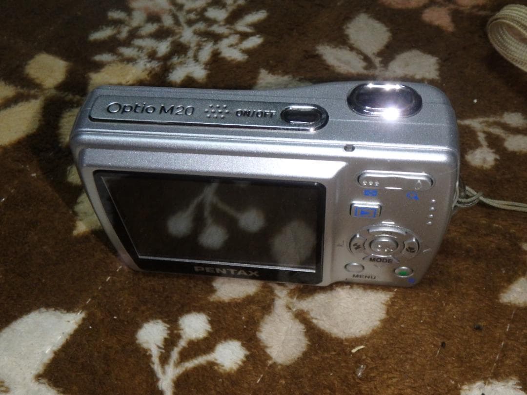 動作品 PENTAX OPTIO M20 デジタルカメラ　乾電池駆動