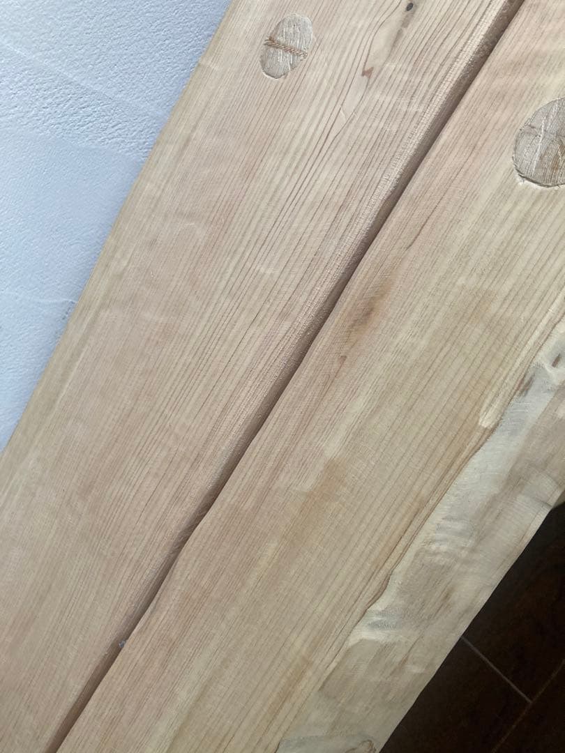 送料込○HINOKI○貴重ヒノキ一枚板ナチュラルベンチ