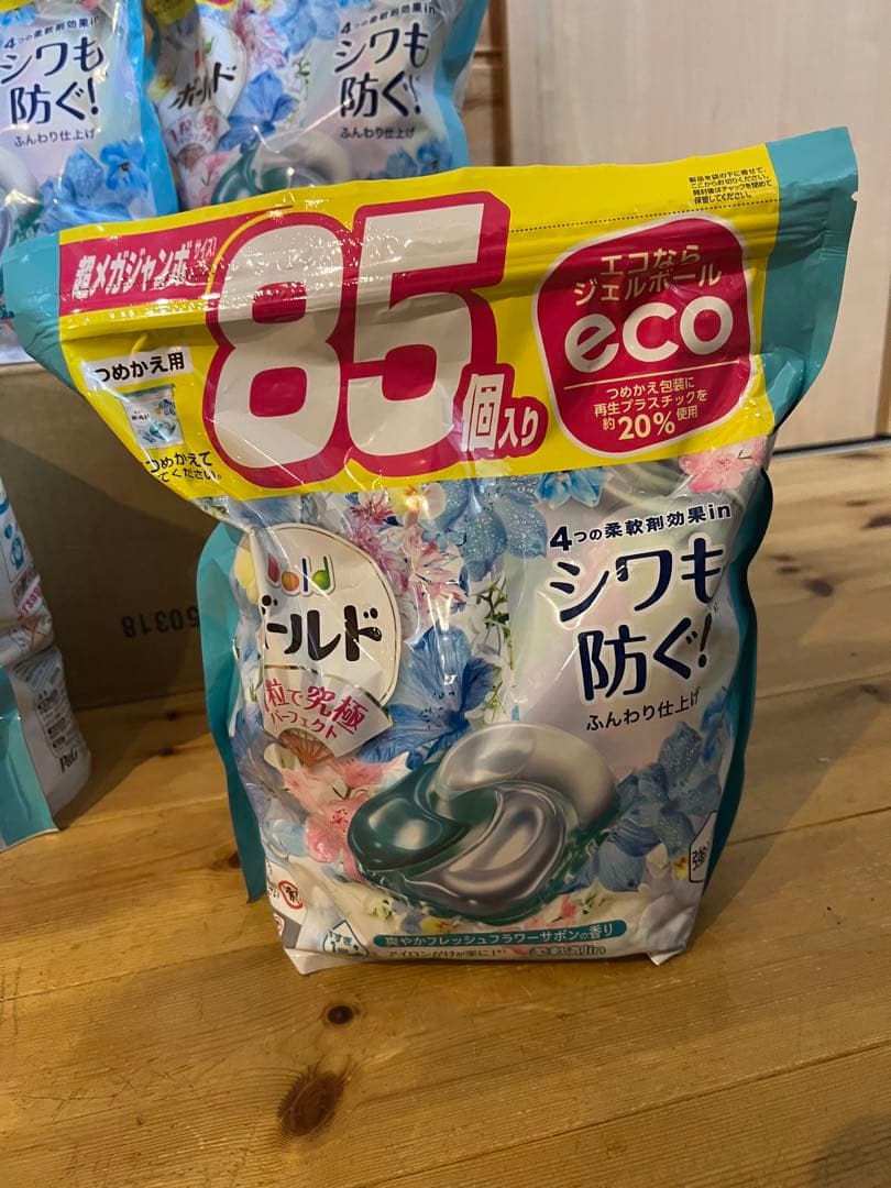 【合計425個！】ボールド ジェルボール 4D フレッシュフラワーサボン 5袋