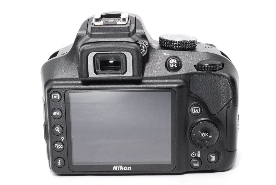 WiFiで楽々転送◆Nikon D3400◆AF-Pレンズ◆一眼レフカメラ◆美品