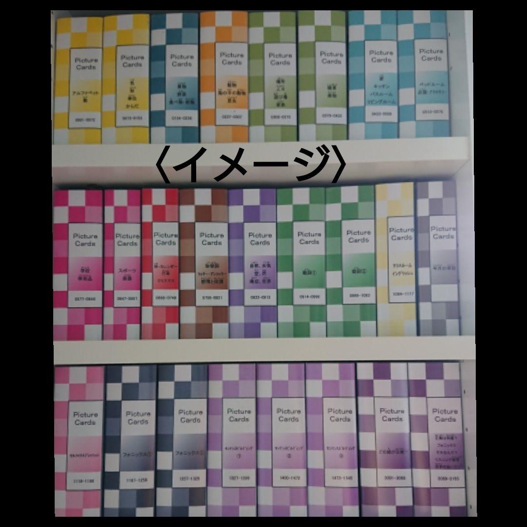 ペッピーキッズクラブ ピクチャーカード収納袋&ラベル&ファイル25冊 フルセット