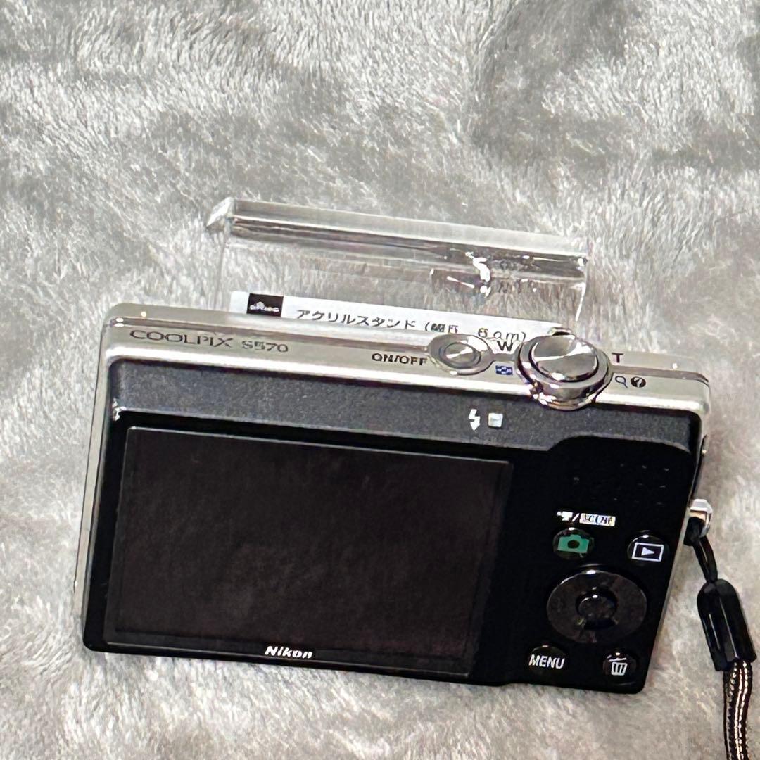【動作品　付属品完備】Nikon COOLPIX S570 オールドコンデジ