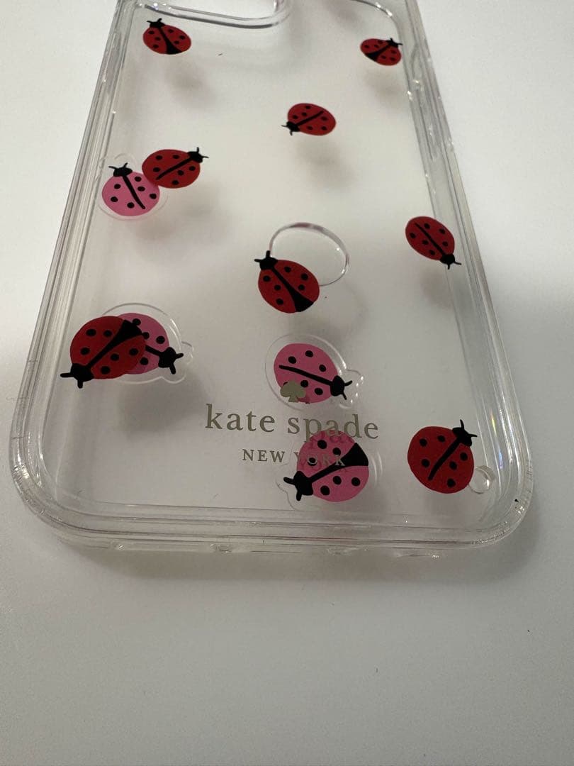 KATE SPADE iPhone14Pro ケース てんとう虫 クリア