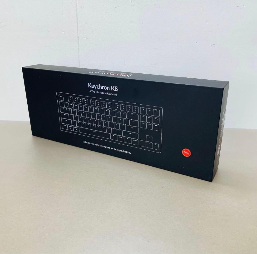 KeychronK8J3-JISバックライト茶軸日本語配列【C2455-100】