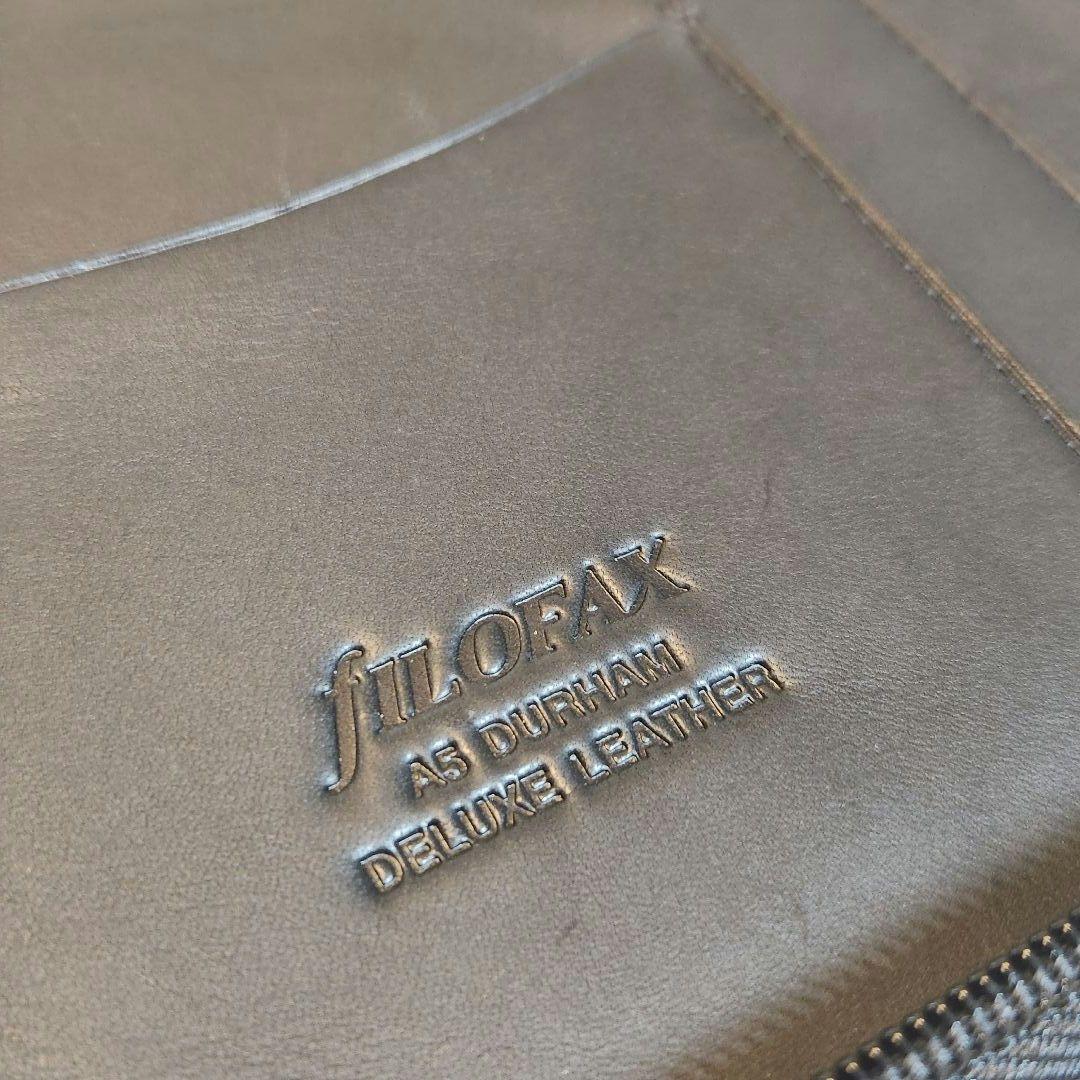 fILOFAX　A5 Durham Deluxe Leather　ラウンドジップ