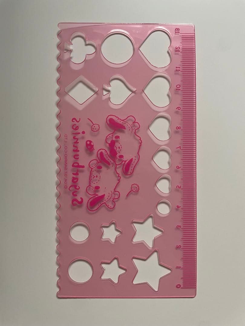 サンリオ シュガーバニーズ 実写 メモ帳 物差し