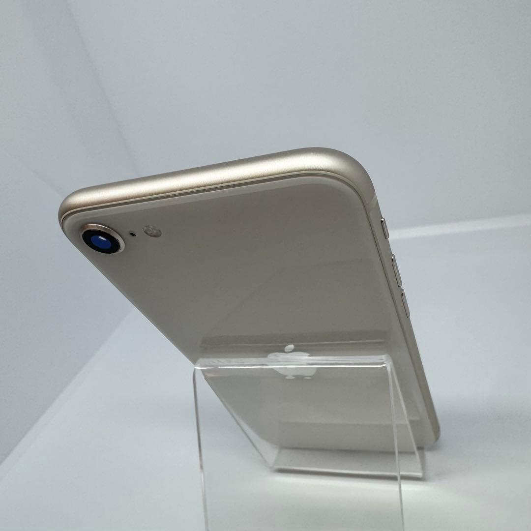 【良品】iPhone SE3 128GB WHITE大容量新品バッテリー100%