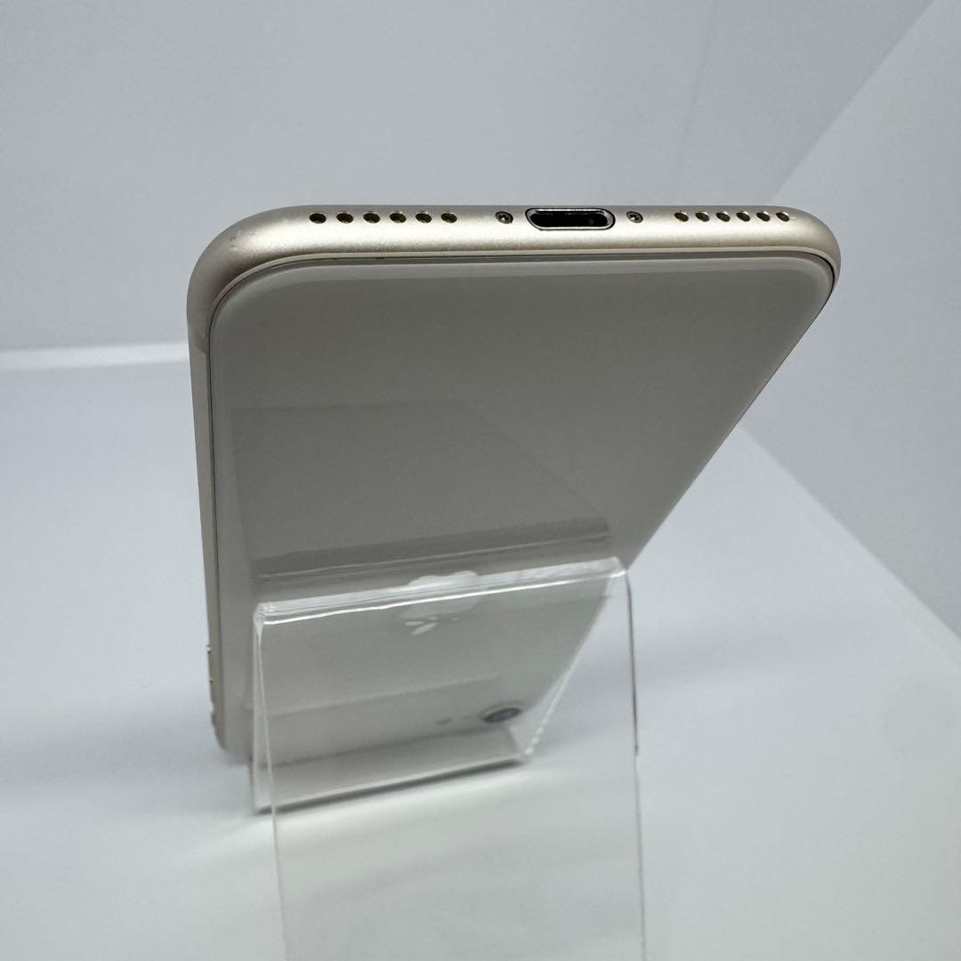 【良品】iPhone SE3 128GB WHITE大容量新品バッテリー100%