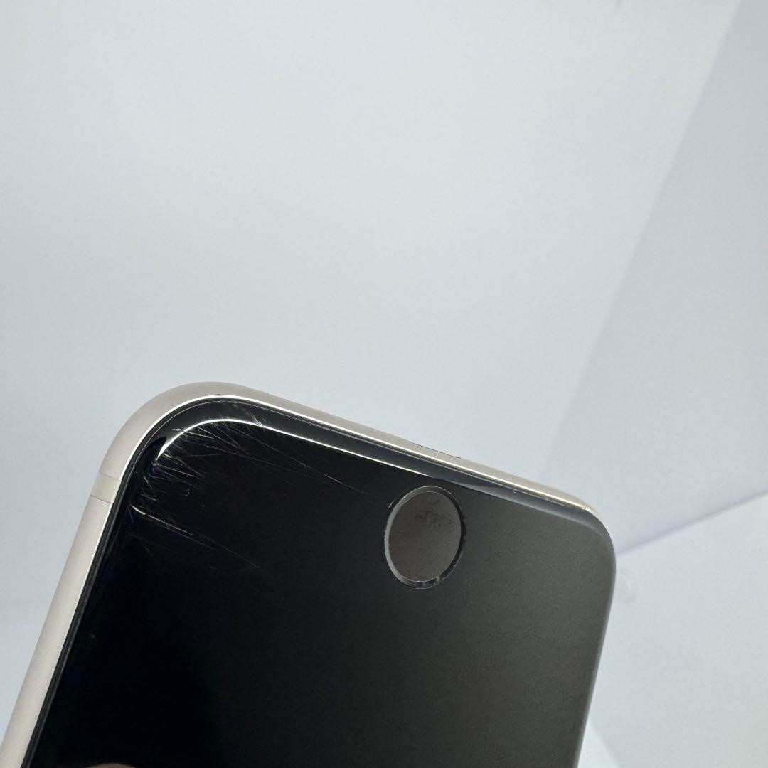 【良品】iPhone SE3 128GB WHITE大容量新品バッテリー100%