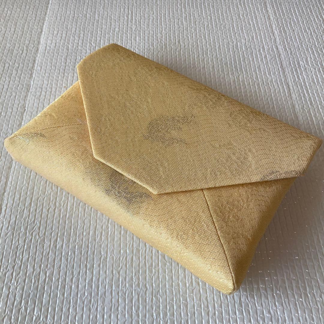 TS71 西陣織 荒磯 吉祥紋 名物裂 数寄屋袋 茶道具 小物入れ 和装バッグ