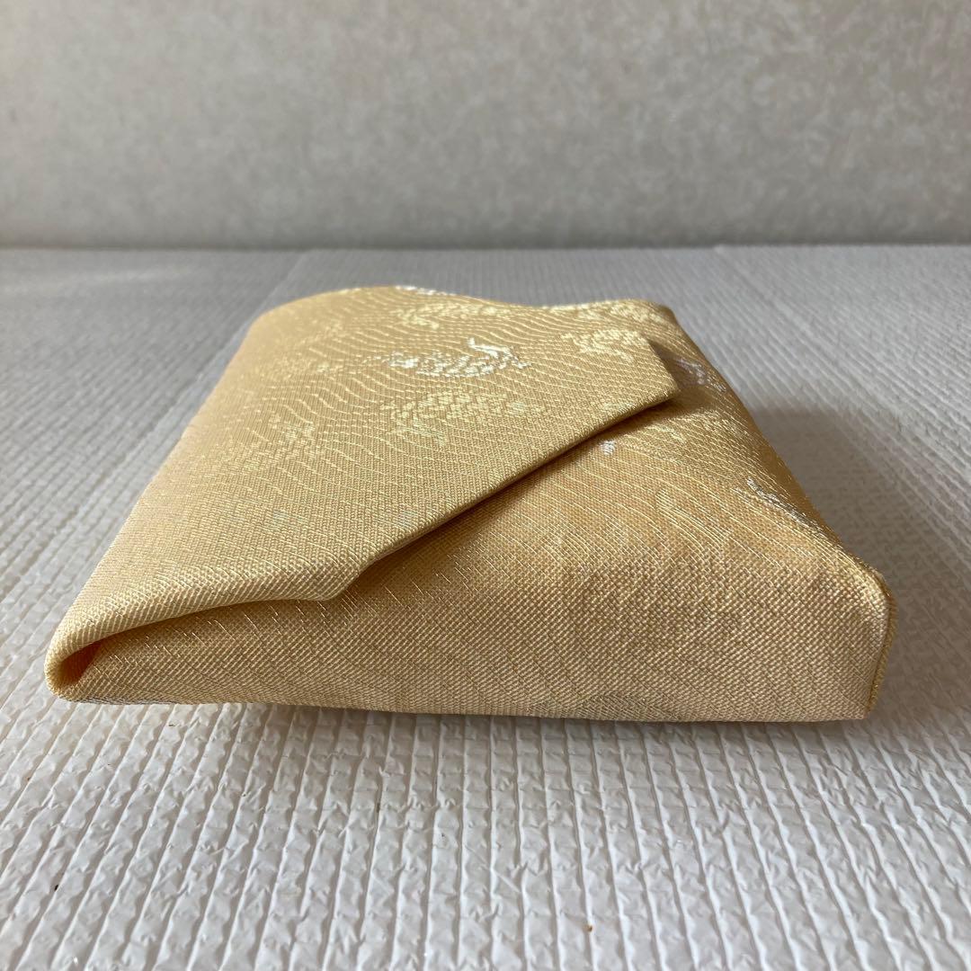 TS71 西陣織 荒磯 吉祥紋 名物裂 数寄屋袋 茶道具 小物入れ 和装バッグ