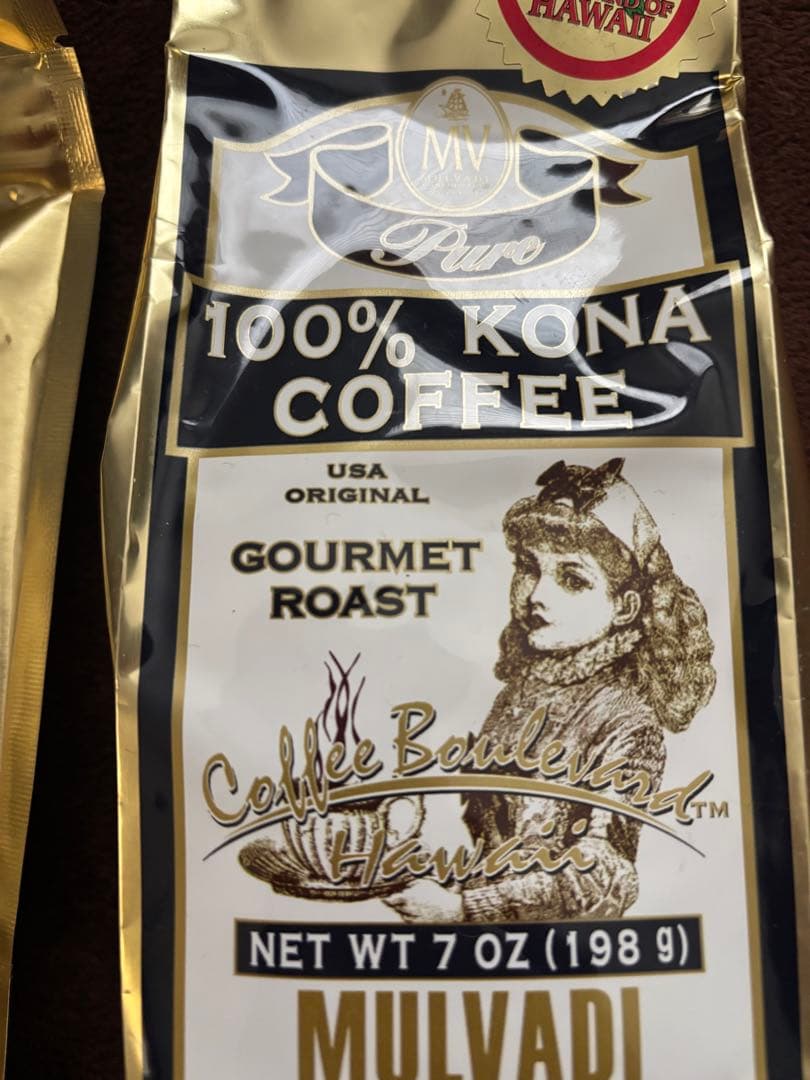 100% コナコーヒー 2種セット　HAWAII KONA COFFEE
