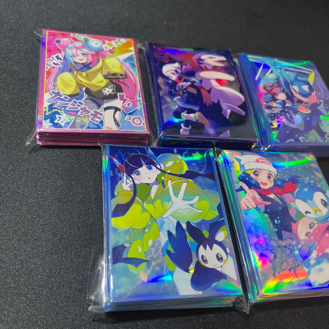 ポケモンカードスリーブ 5種類セット まとめ売り