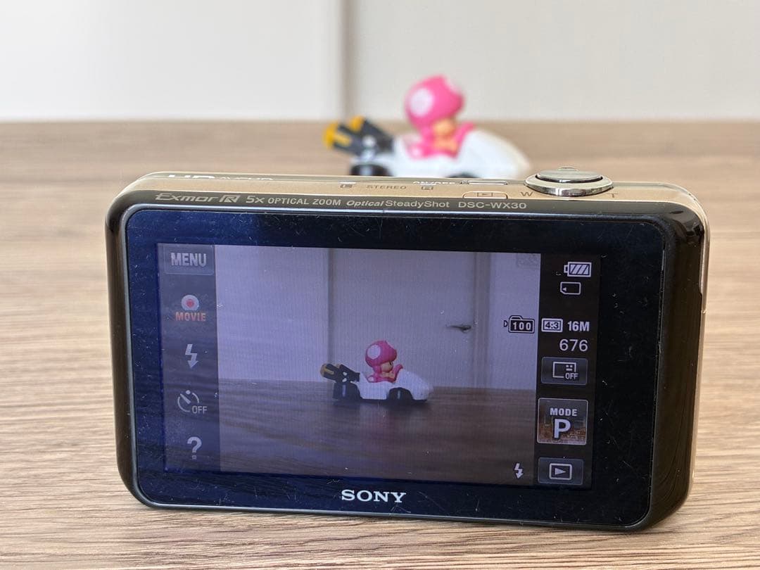 【箱付き】SONY Cyber-shot DSC-WX30 ゴルド 16.2MP