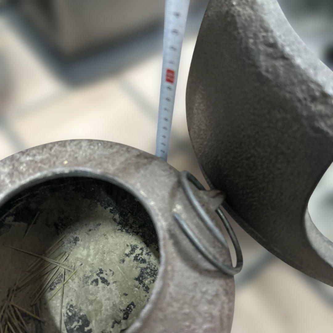 龍*様 風炉釜茶釜セット 茶道具鉄釜 昭和 レトロ 骨董品　アンティーク