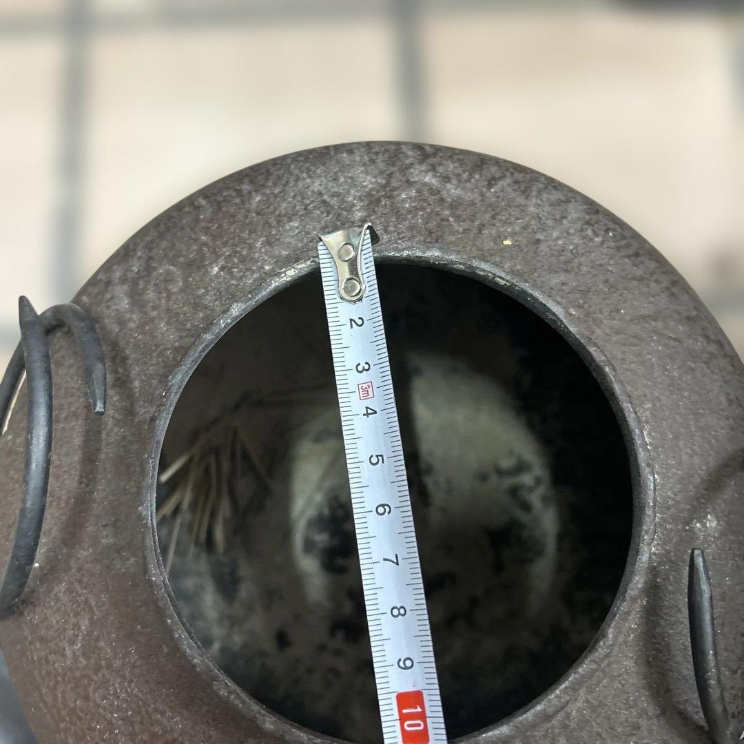 龍*様 風炉釜茶釜セット 茶道具鉄釜 昭和 レトロ 骨董品　アンティーク