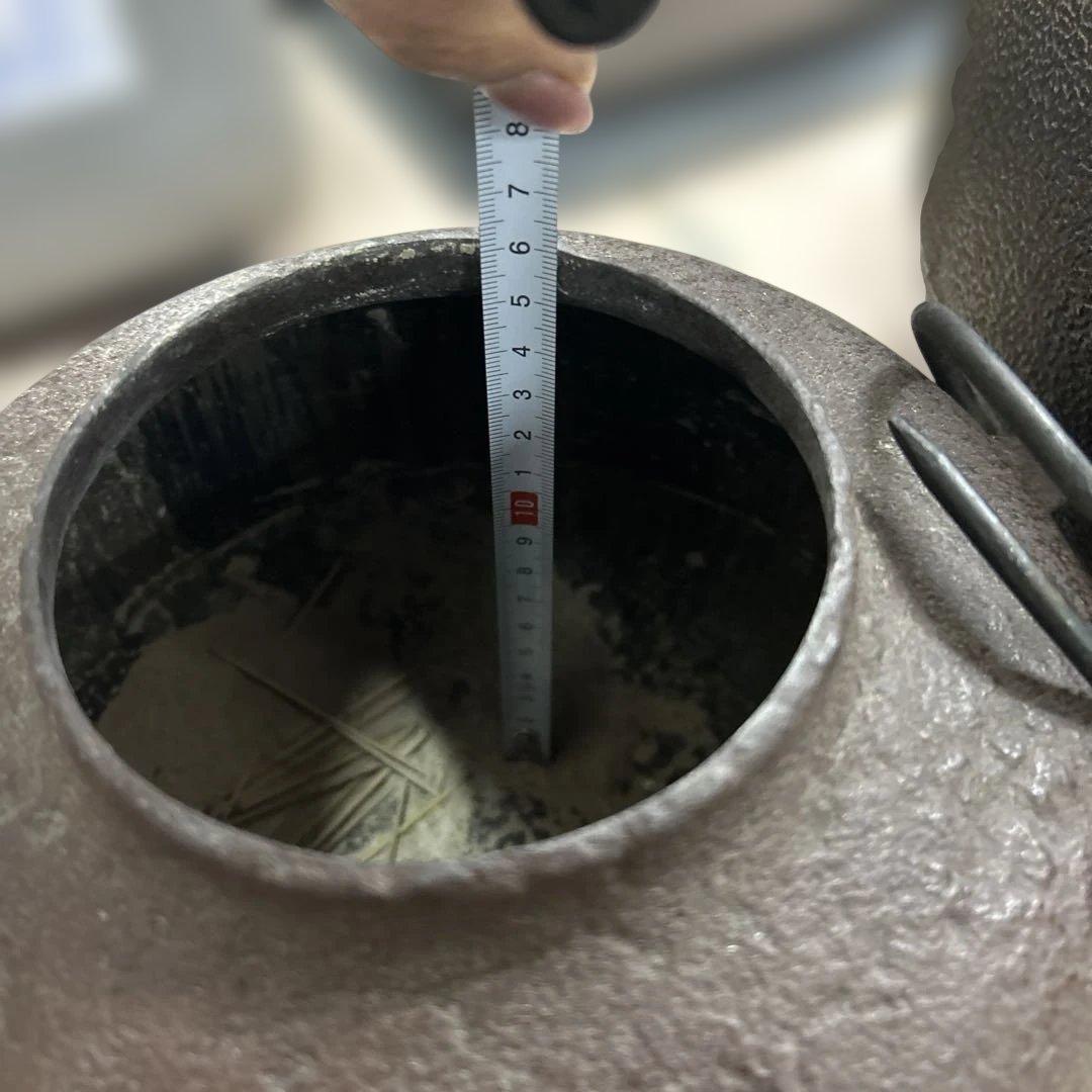 龍*様 風炉釜茶釜セット 茶道具鉄釜 昭和 レトロ 骨董品　アンティーク