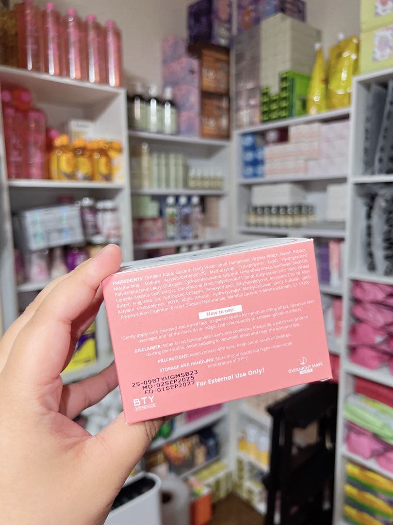 パック・フェイスマスク BTY overnight mask