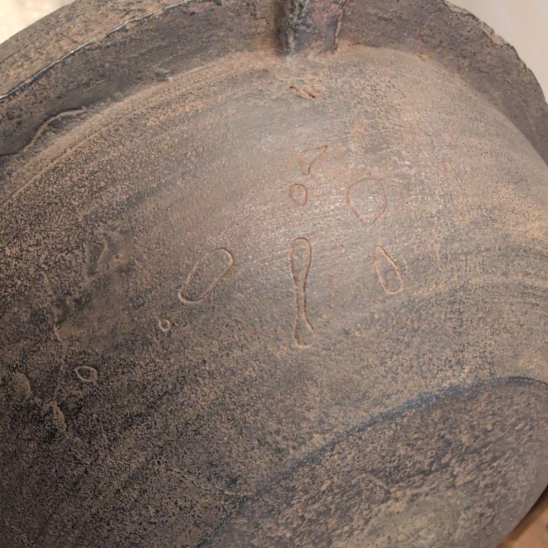 琉球風炉釜 茶釜 蓋付き 木箱付き