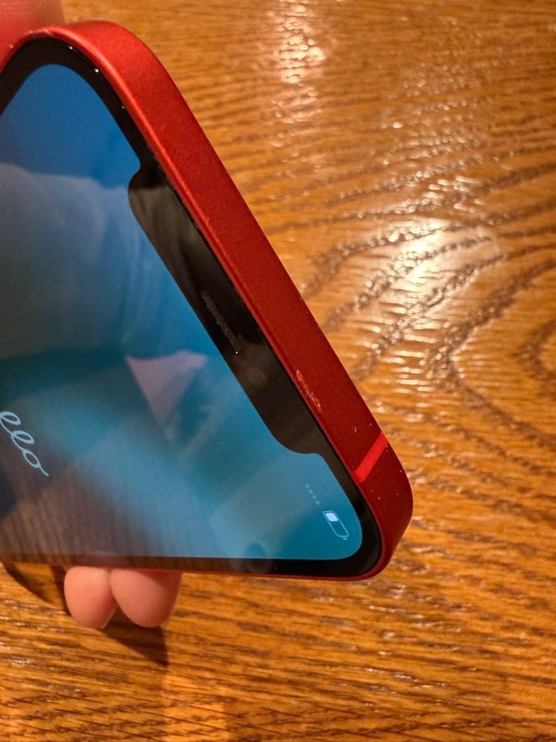 iPhone12 128GB RED バッテリー78% 動作良好 傷あり