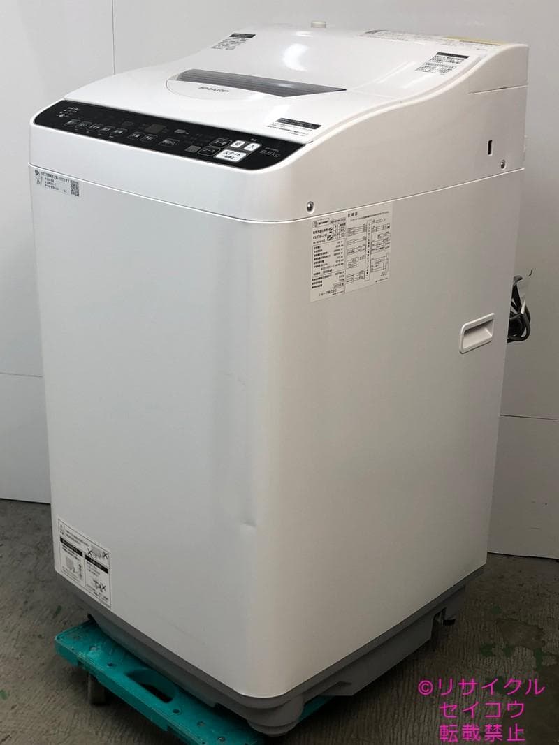 【中古】シャープ電気洗濯乾燥機 6Kg 2023年式2602191519