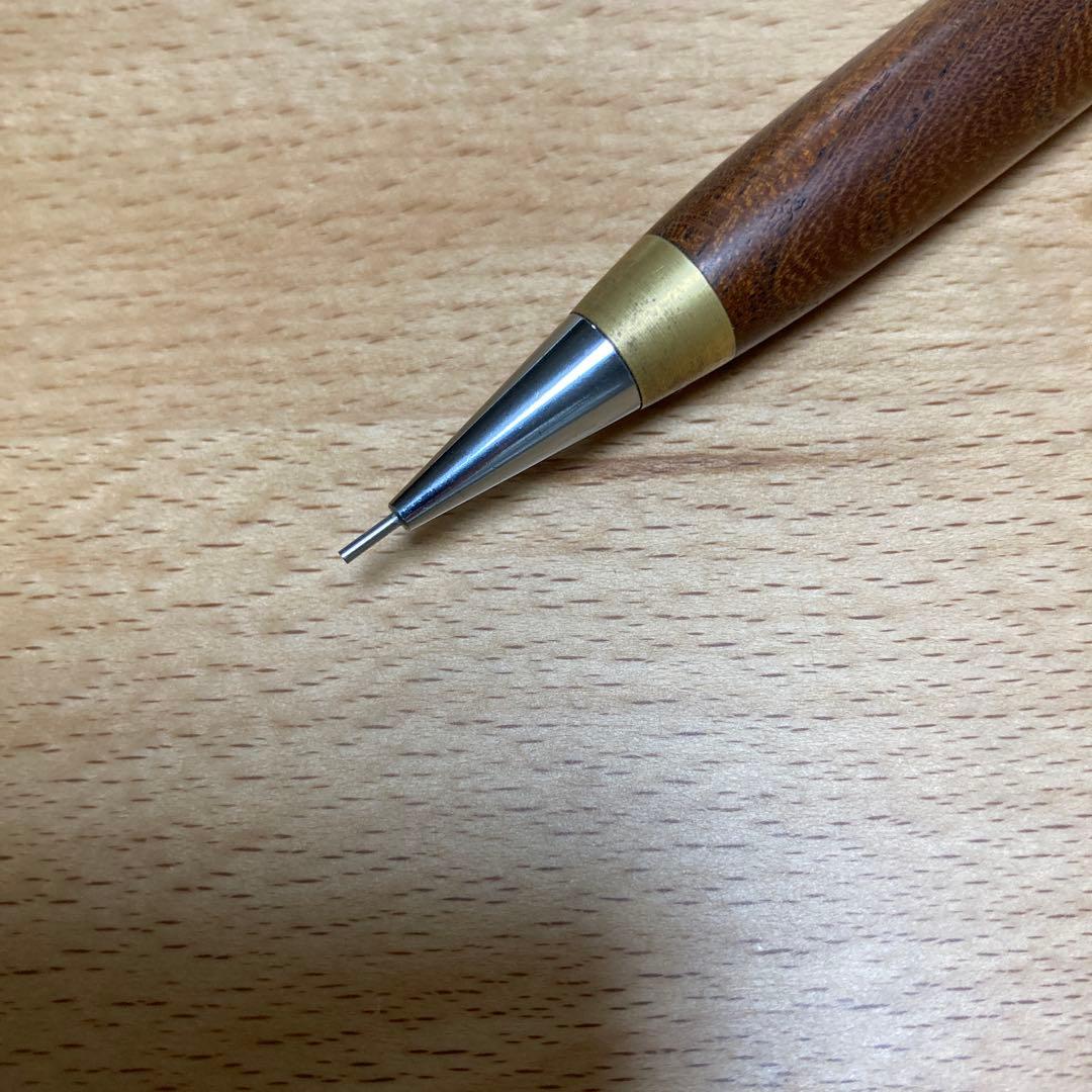 hand wood　欅　ケヤキ　木軸　シャープペンシル