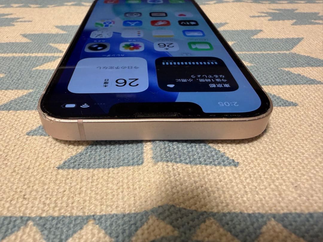 iPhone13 512GB 本体 バッテリー容量84% 最新iOS26搭載